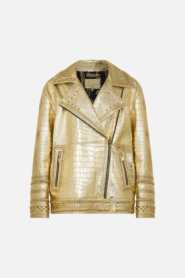 OVERSIZED LEATHER BIKER JACKET VALLEY OF THE KINGS Valley Of The Kings Womens Camilla Jackets