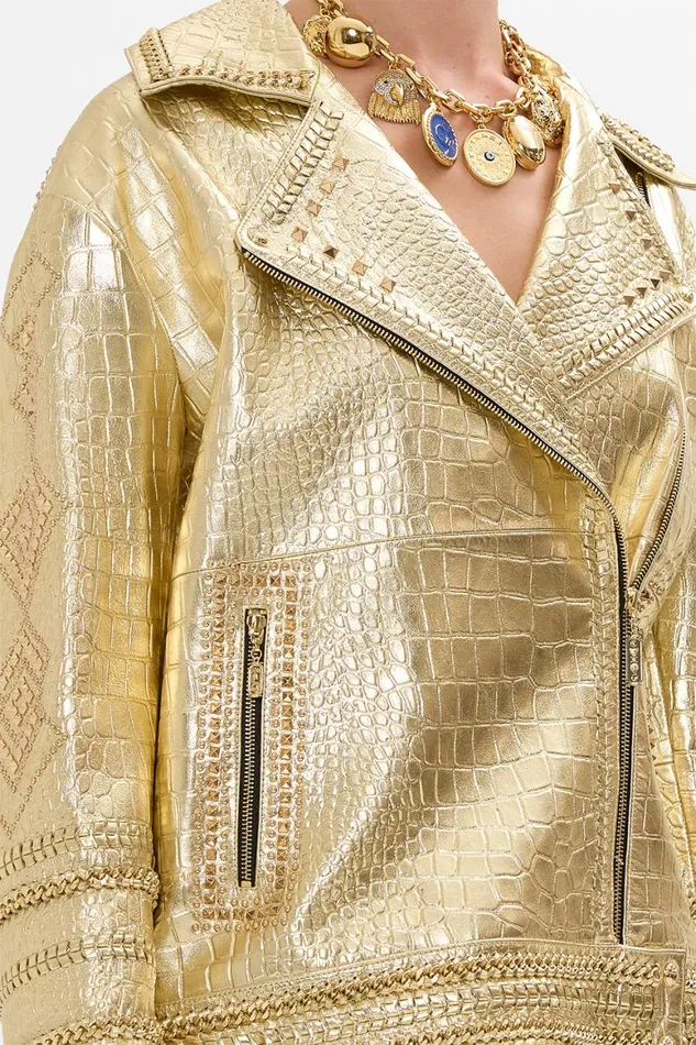 OVERSIZED LEATHER BIKER JACKET VALLEY OF THE KINGS Valley Of The Kings Womens Camilla Jackets