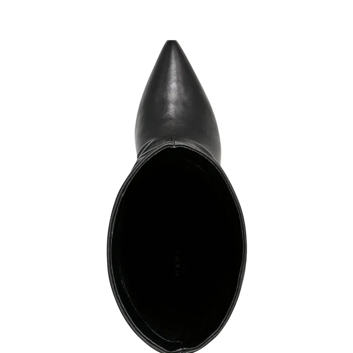 Paityn Scrunch Dress Boot Black Leather Dress Boots Marc Fisher Women