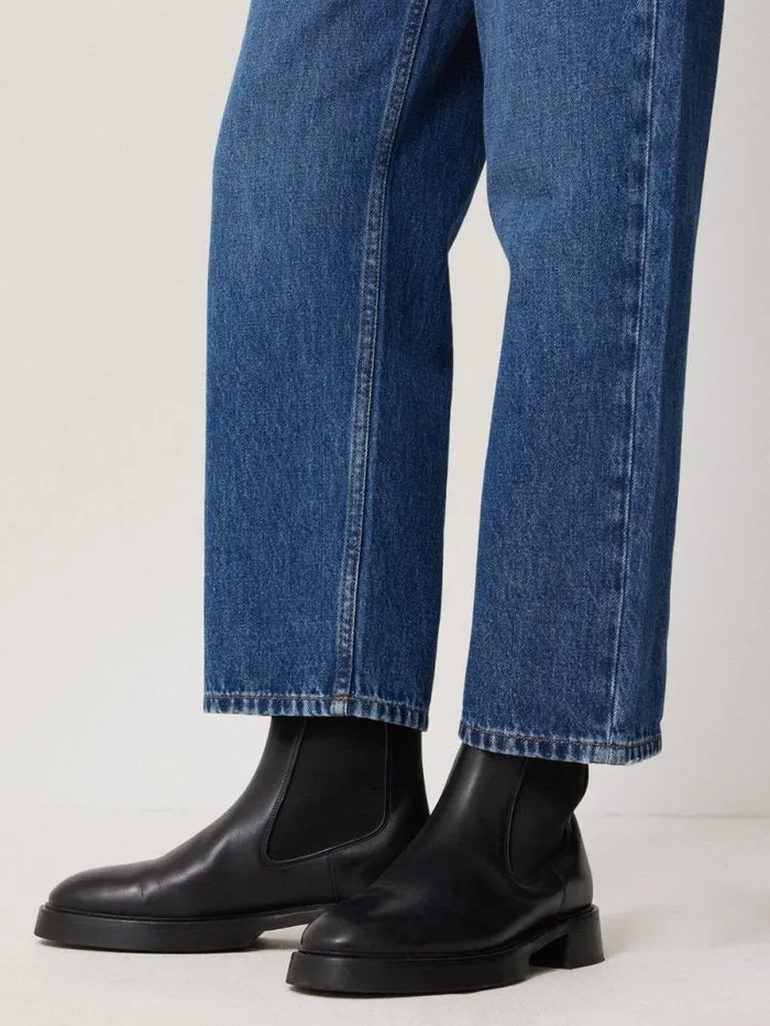 Pembridge Leather Chelsea Boot Black Women Jigsaw Boots