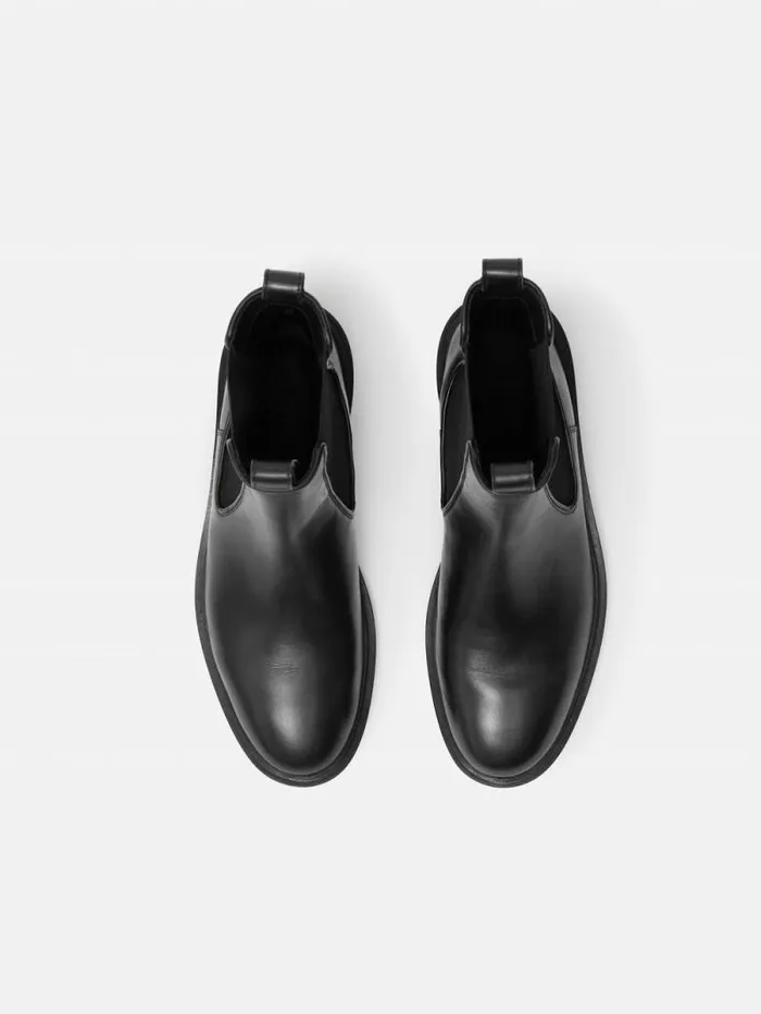 Pembridge Leather Chelsea Boot Black Women Jigsaw Boots