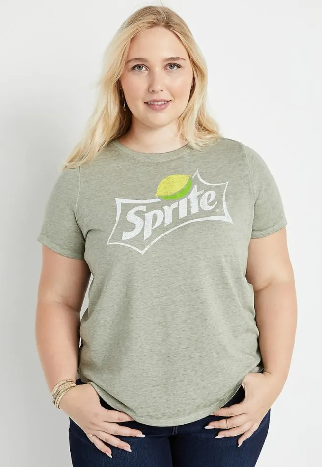 Plus Size Green Sprite Graphic Tee Women Maurices Plus Tops