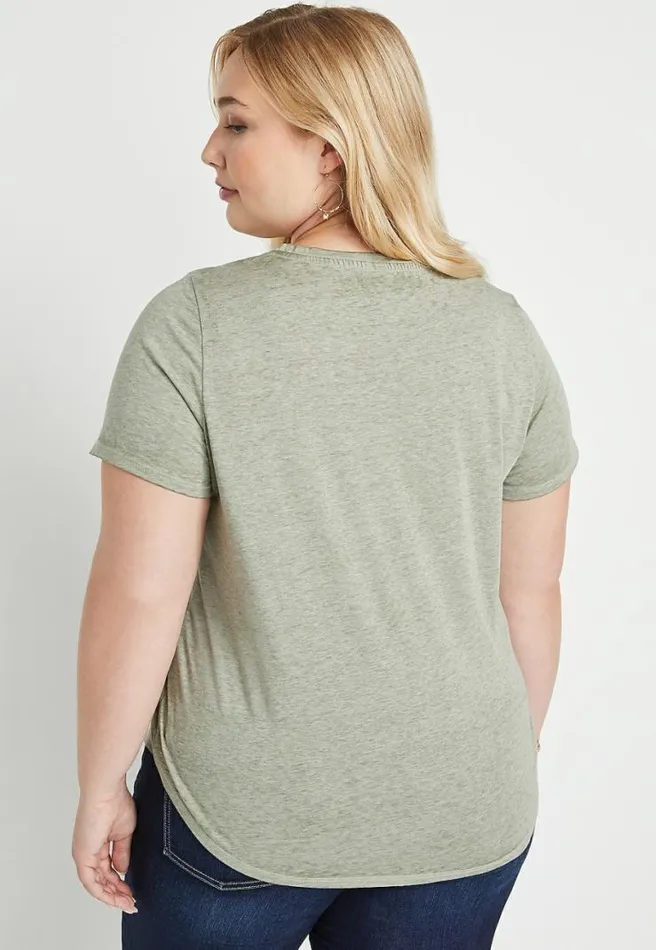 Plus Size Green Sprite Graphic Tee Women Maurices Plus Tops