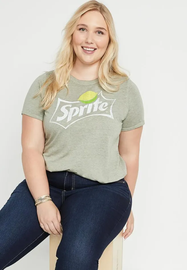Plus Size Green Sprite Graphic Tee Women Maurices Plus Tops