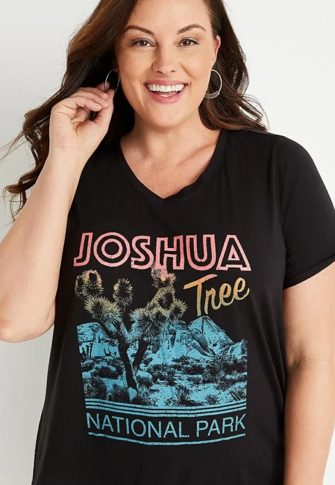 Plus Size Joshua Tree National Park Graphic Tee Women Maurices Plus Tops