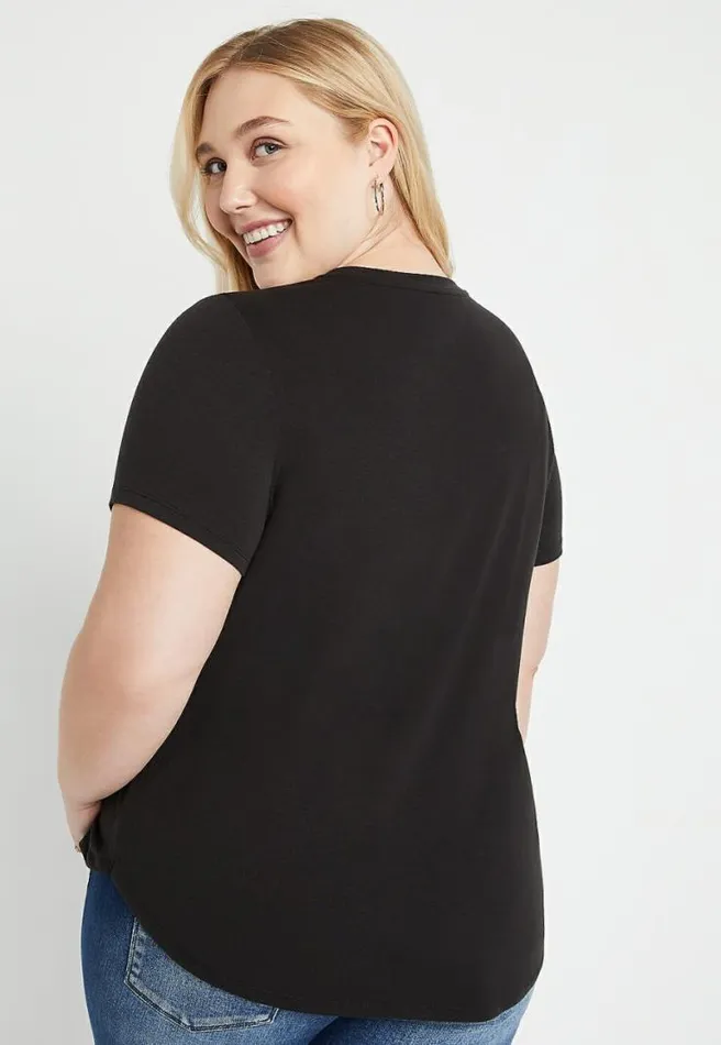 Plus Size Usa World Tour Graphic Tee Women Maurices Plus Tops