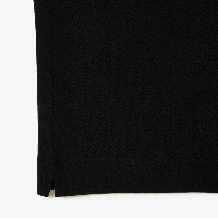 Polos Men Lacoste Men039s Smart Paris Long Sleeve Stretch Cotton Polo Black 031