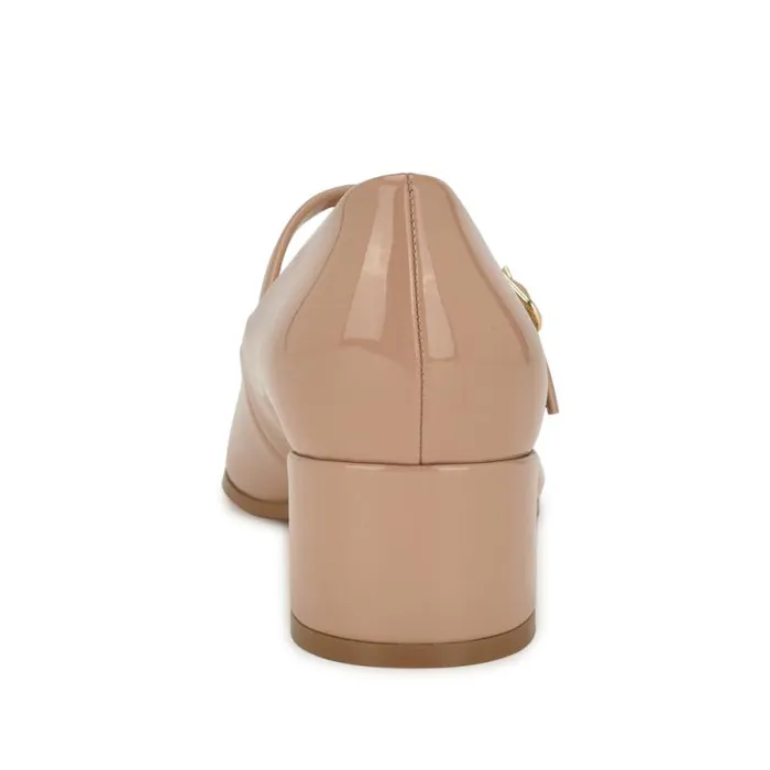 Prix Mary Jane Pumps Nude Patent Women Nine West Heels Prix Mary Jane Pumps Nude Patent Women Nine West Heels