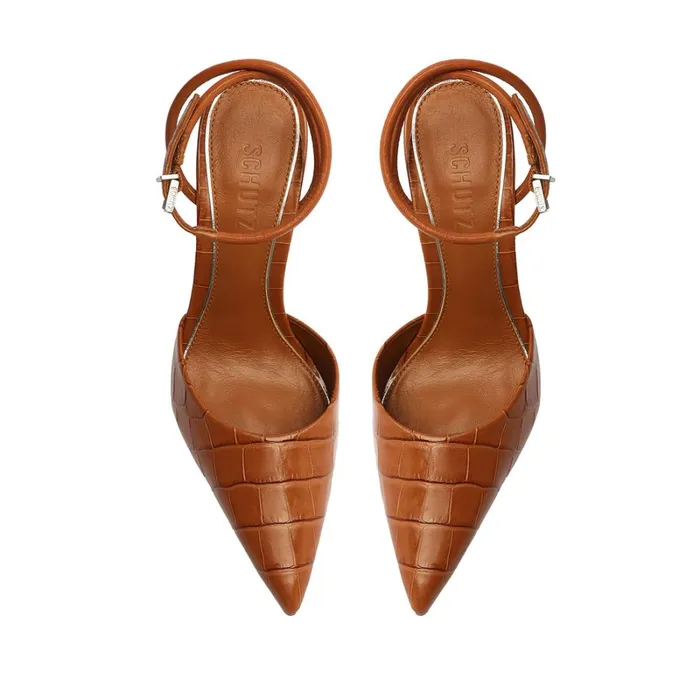 Pumps Deby Leather Pump Honey Peach Schutz Shoes Pumps