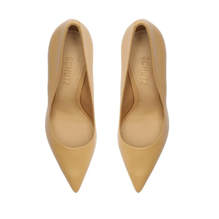 Pumps Lou Nappa Leather Pump Light Beige Schutz Shoes Pumps Pumps Lou Nappa Leather Pump Light Beige Schutz Shoes Pumps