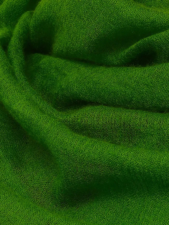 Pure Cashmere Gauze Scarf Green Women Jigsaw Knitwear and Cashmere