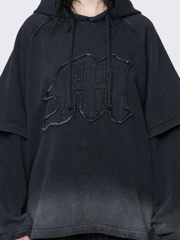 Rae Wash Layered Hoodie Women Minga London Sweatshirts and Hoodies