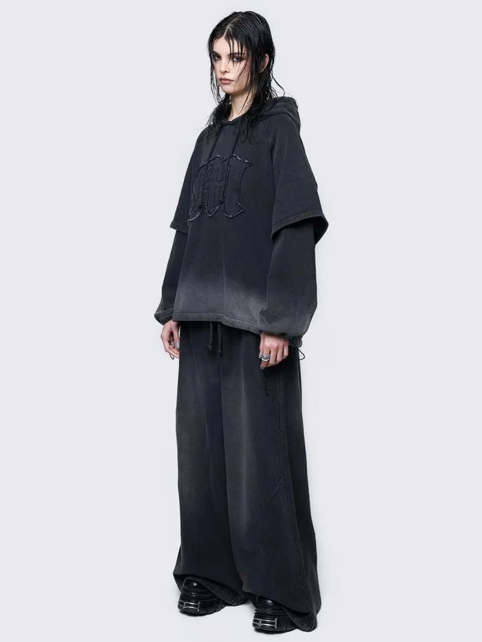 Rae Wash Layered Hoodie Women Minga London Sweatshirts and Hoodies