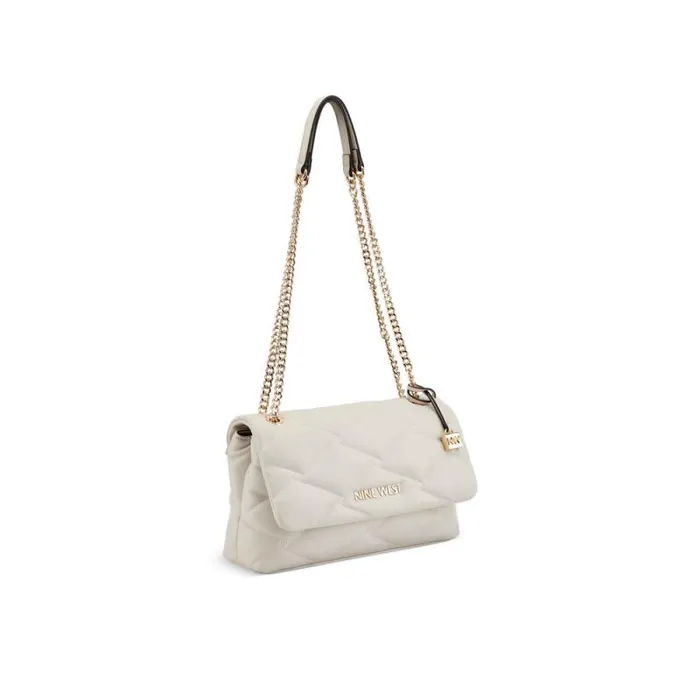 Regan Convertible Chain Flap Milk Women Nine West Crossbody Regan Convertible Chain Flap Milk Women Nine West Crossbody