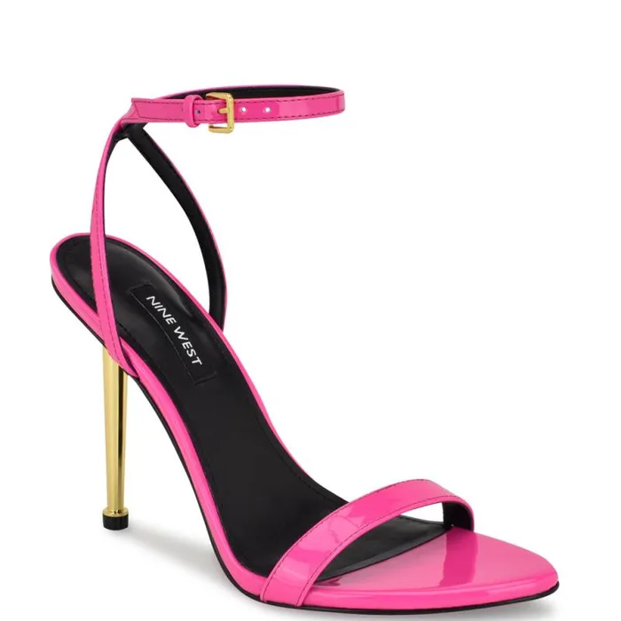 Reina Ankle Strap Sandals Bright Pink Women Nine West Sandals Reina Ankle Strap Sandals Bright Pink Women Nine West Sandals