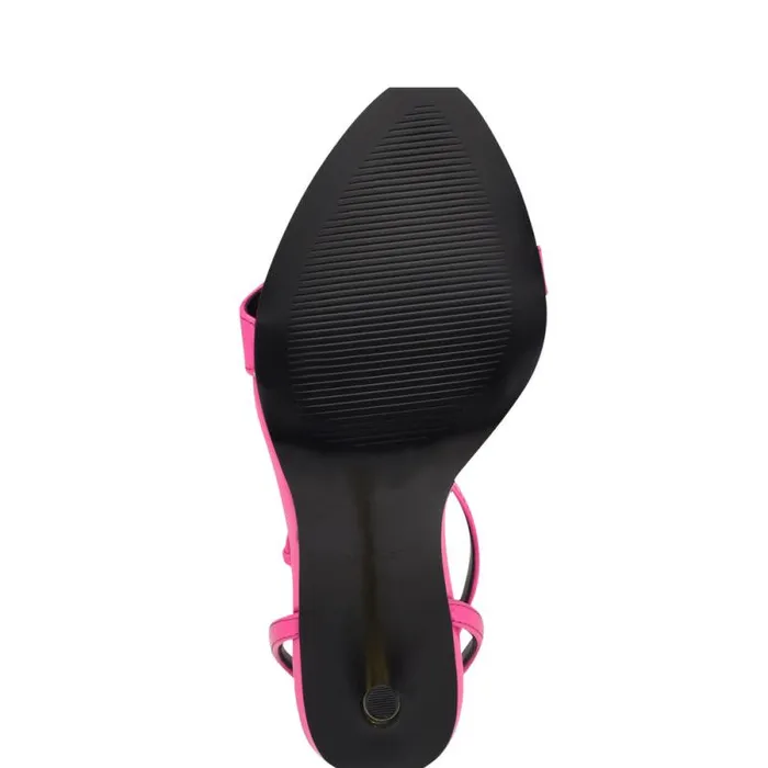 Reina Ankle Strap Sandals Bright Pink Women Nine West Sandals Reina Ankle Strap Sandals Bright Pink Women Nine West Sandals
