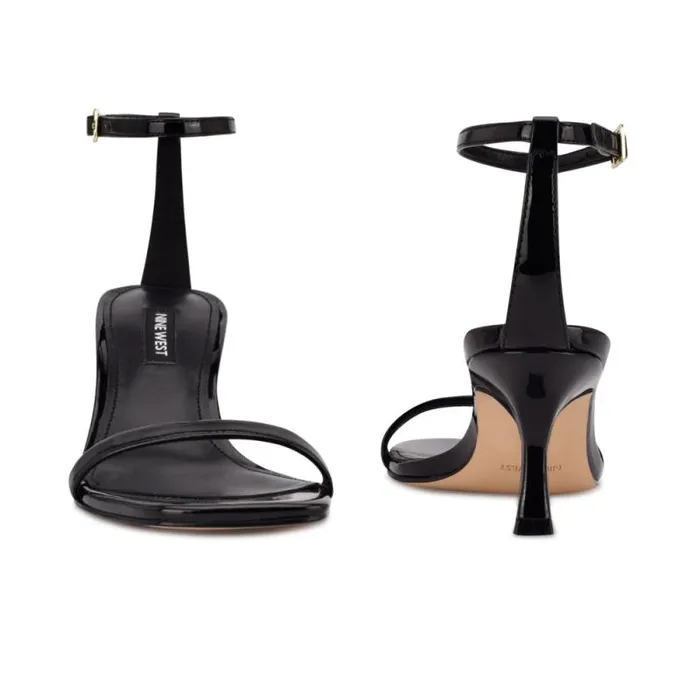 Ripe Heeled Sandals Black Patent Women Nine West Sandals Ripe Heeled Sandals Black Patent Women Nine West Sandals