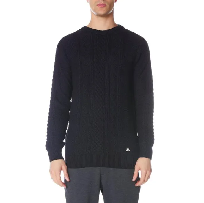 Robe Giovani Acrab Pullover 8211 Black Black Men Kappa Knitwear