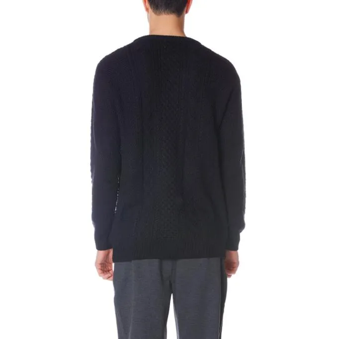 Robe Giovani Acrab Pullover 8211 Black Black Men Kappa Knitwear