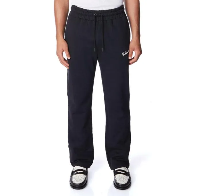 Robe Giovani Vulcani Sweatpants 8211 Jet Black Jet Black MenWomen Kappa Matching Sets