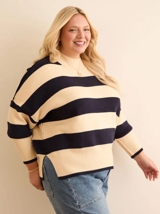 Ruby Striped Sweater Navycream Women Altar039d State Sweaters Cardigans Ruby Striped Sweater Navycream Women Altar039d State Sweaters Cardigans
