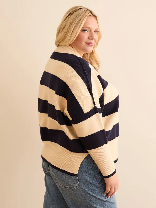 Ruby Striped Sweater Navycream Women Altar039d State Sweaters Cardigans Ruby Striped Sweater Navycream Women Altar039d State Sweaters Cardigans