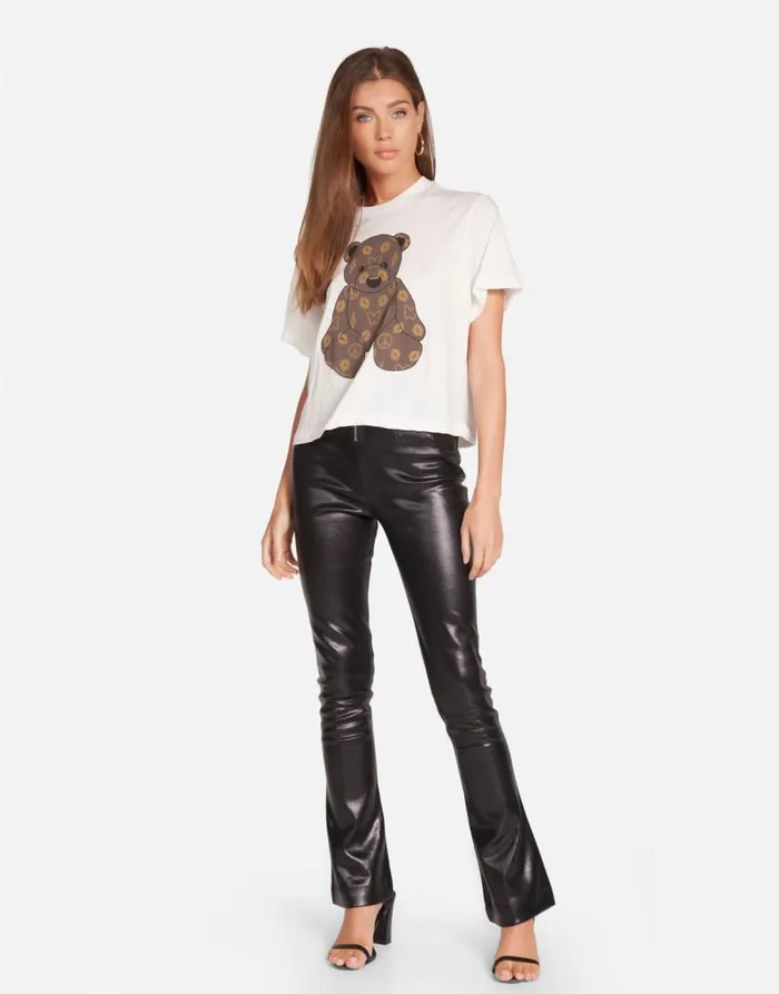 Rue Designer Bear Milk Women Lauren Moshi Short Sleeve