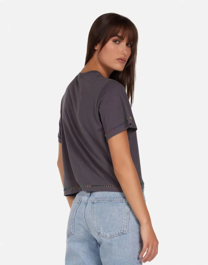 Rue Good Luck Bear Light Onyx Women Lauren Moshi Short Sleeve