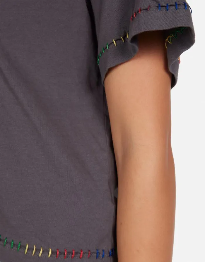 Rue Good Luck Bear Light Onyx Women Lauren Moshi Short Sleeve