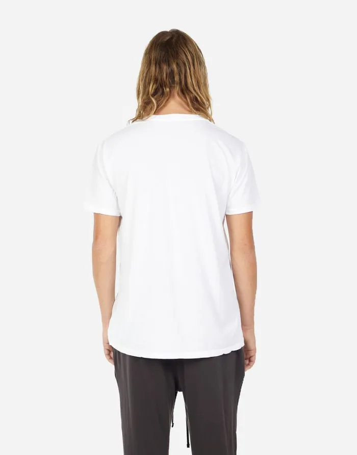 Sadler Color Elements Skeleton Peace White Men Lauren Moshi Tees