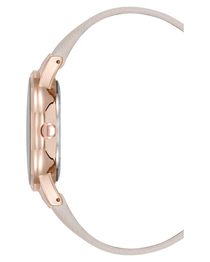 Saffiano Strap Watch Pink Women Nine West Straps Saffiano Strap Watch Pink Women Nine West Straps