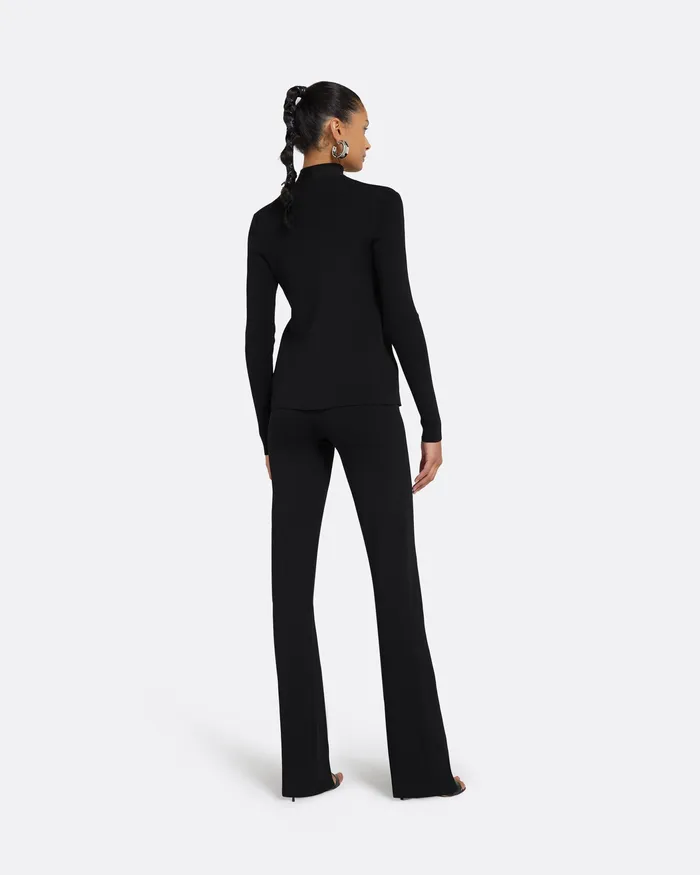 Safiyaa Knitwear Women Mani Black Knit Cardigan Black