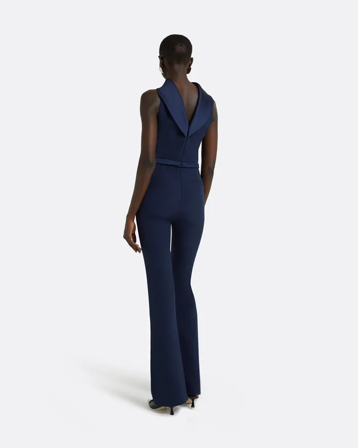 Safiyaa Luna Maritime Jumpsuit Maritime Blue Women Jumpsuits