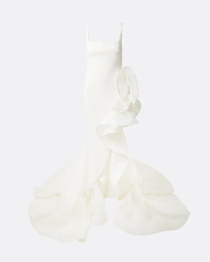 Safiyaa Yana Ivory Long Dress Ivory Women Bridal