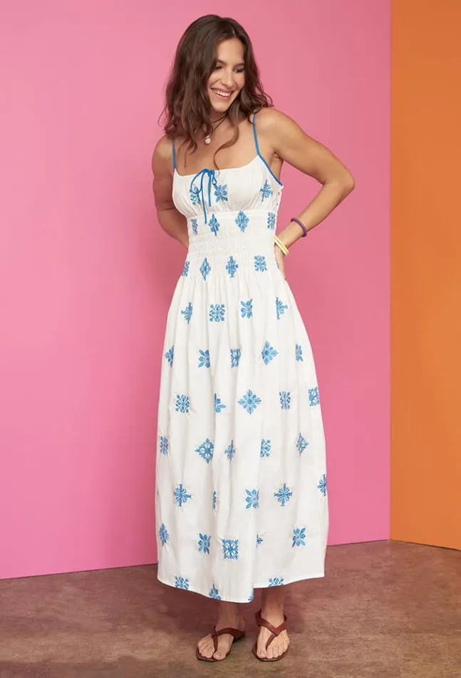 Sale Barbara Dress Sky Women Ciao Lucia Long Dresses