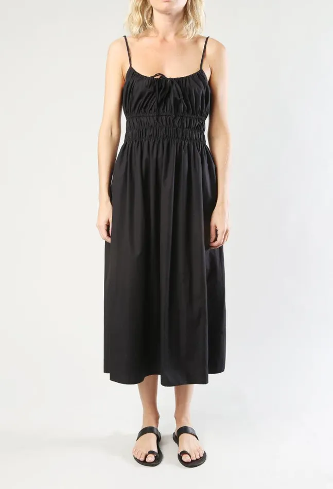 Sale Gabriela Dress Black Cotton Women Ciao Lucia Black Dresses