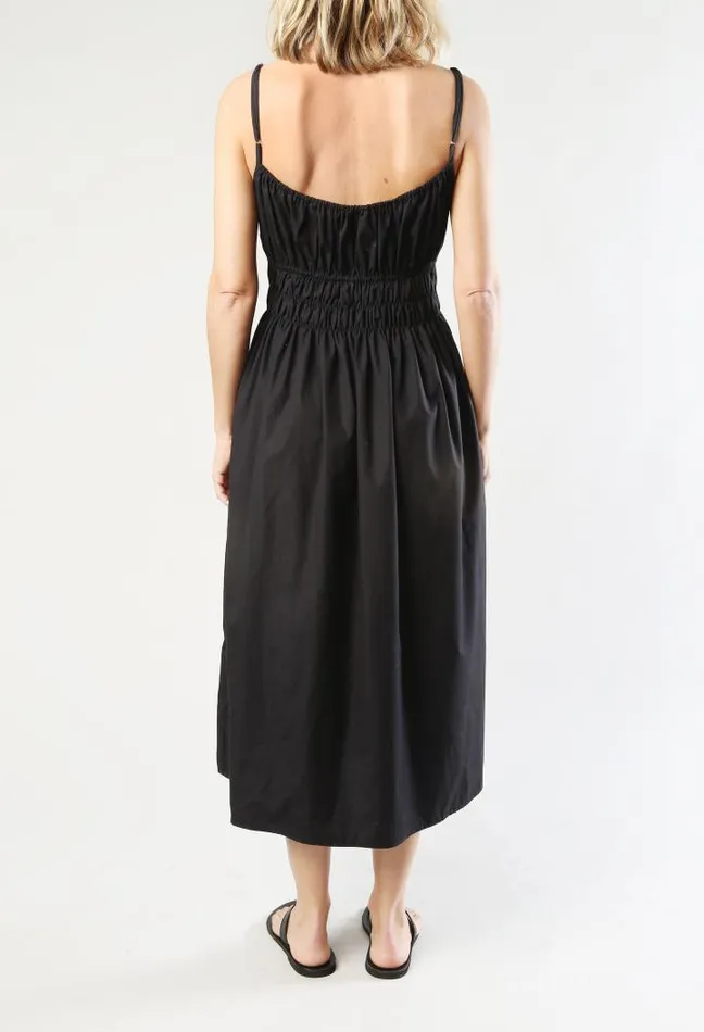 Sale Gabriela Dress Black Cotton Women Ciao Lucia Black Dresses