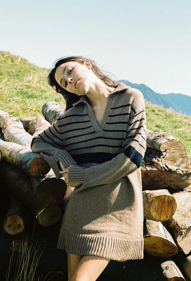 Sale Martine Dress Praline Women Ciao Lucia Polo Sweaters