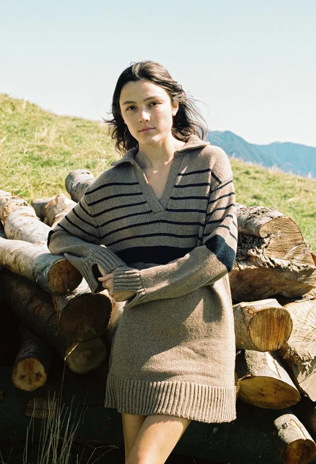 Sale Martine Dress Praline Women Ciao Lucia Polo Sweaters