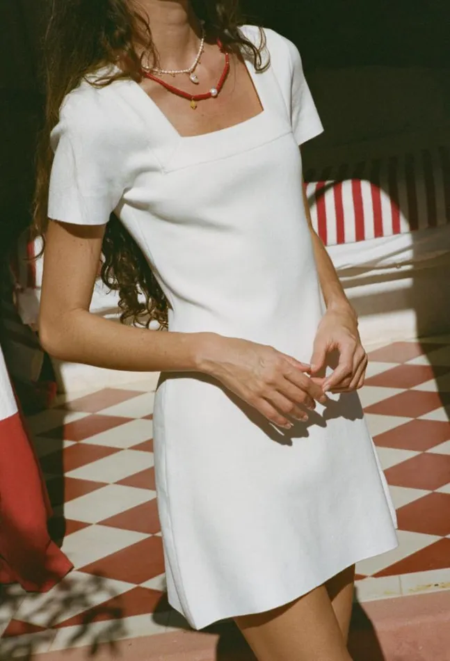 Sale Sigrid Dress White Women Ciao Lucia Mini Dresses