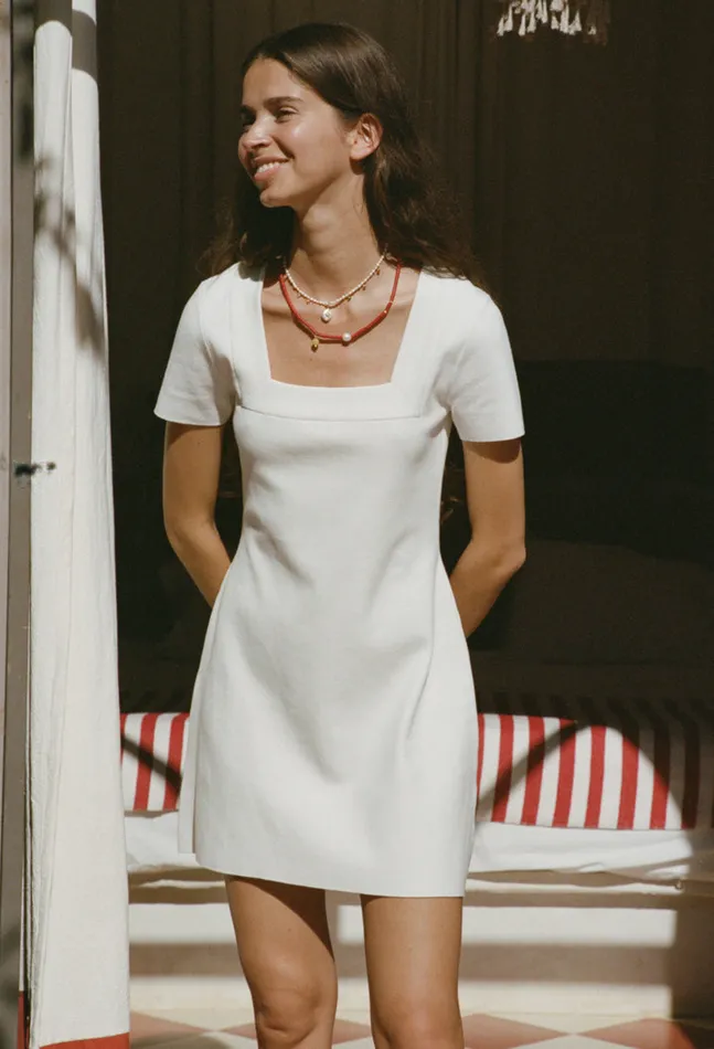 Sale Sigrid Dress White Women Ciao Lucia Mini Dresses