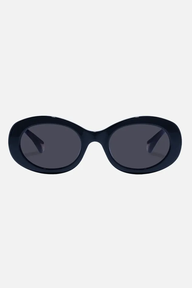 SAND STORM SUNGLASSES SOLID BLACK Solid Black WomensMens Camilla Sunglasses