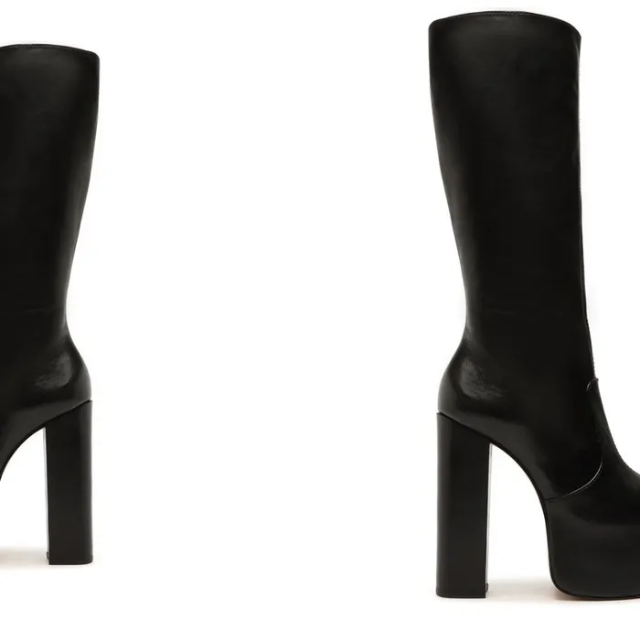 Sandals Aberdeen Boot Black Schutz Shoes Platforms