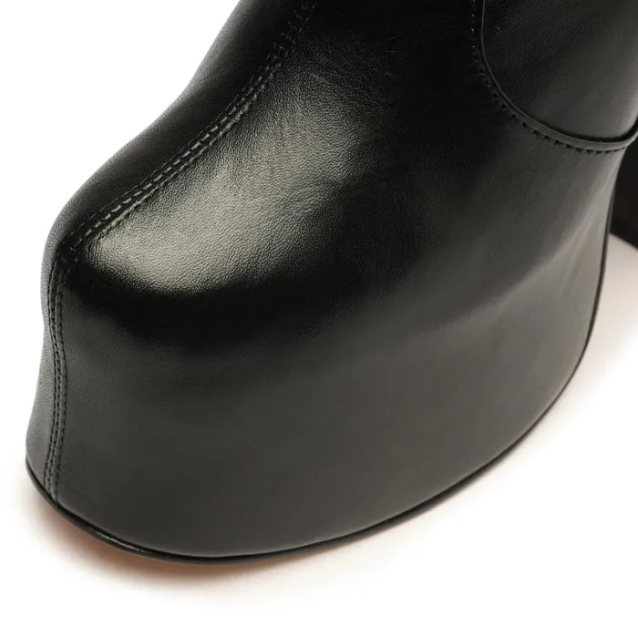 Sandals Aberdeen Buckle Bootie Black Schutz Shoes Platforms