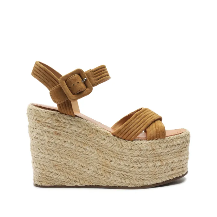 Sandals Blisse Nubuck Sandal Nude Caramel Schutz Shoes Platforms