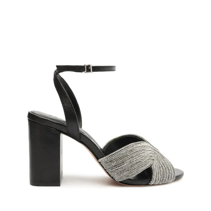Sandals Hattie Block Sandal Black Schutz Shoes Block Heels