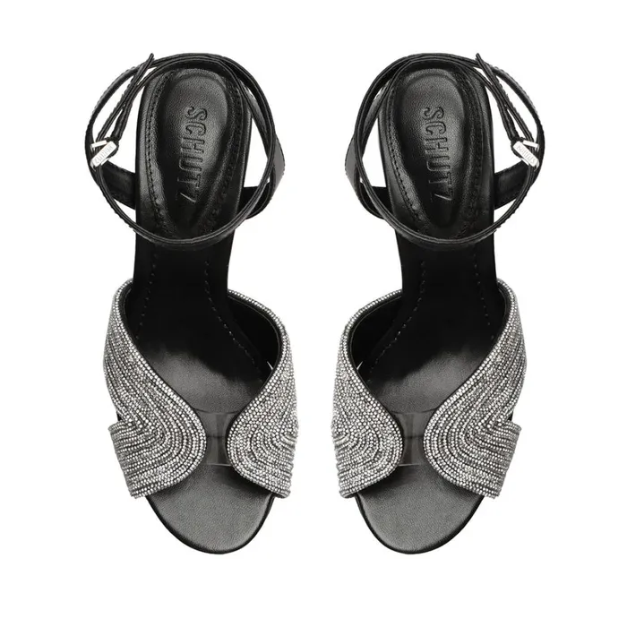 Sandals Hattie Block Sandal Black Schutz Shoes Block Heels