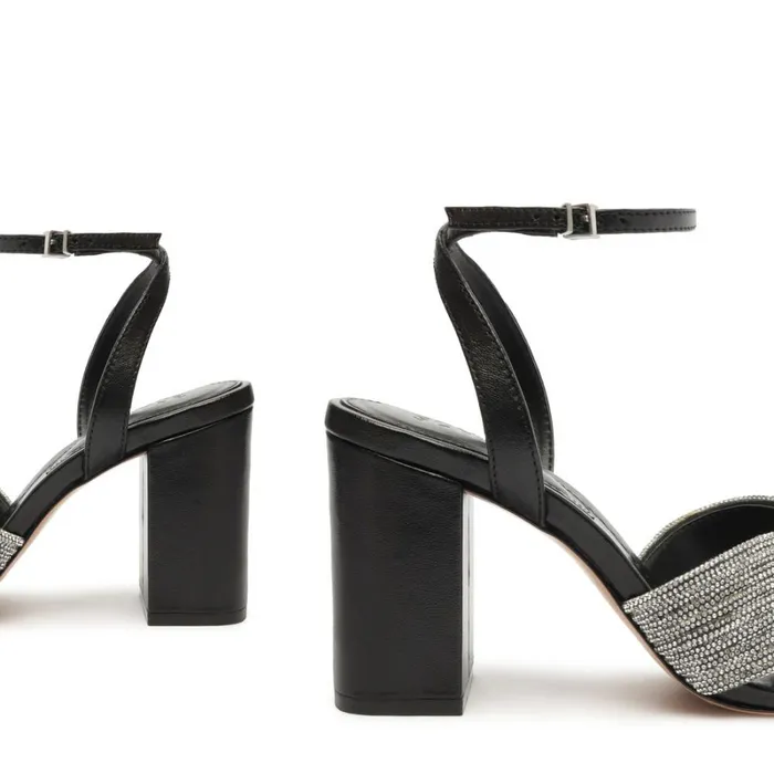 Sandals Hattie Block Sandal Black Schutz Shoes Block Heels