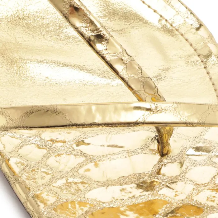 Sandals Heloise Metallic Leather Sandal Gold Schutz Shoes Stiletto Heels