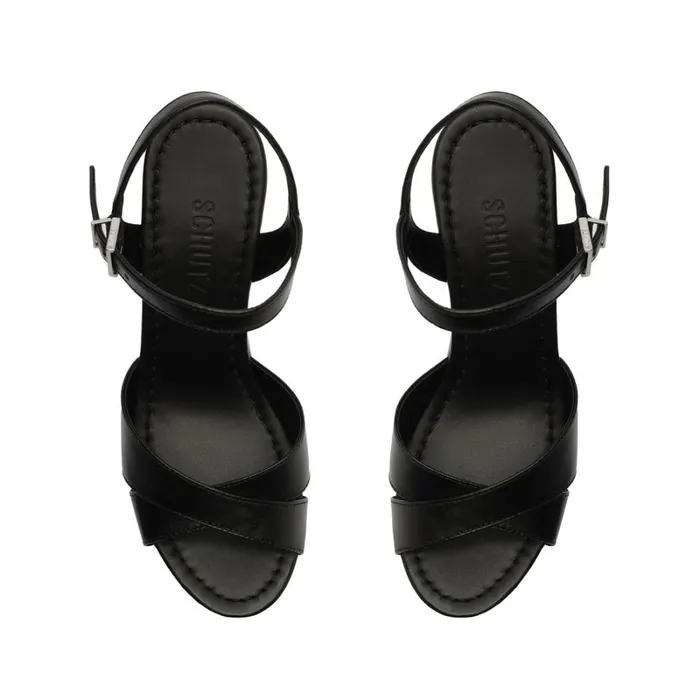 Sandals Keefa Cutout Nappa Leather Sandal Black Schutz Shoes Platforms Sandals Keefa Cutout Nappa Leather Sandal Black Schutz Shoes Platforms